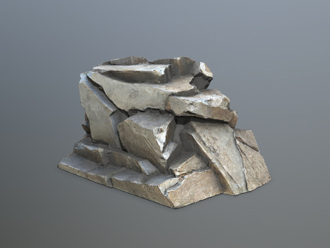 Desert rocks 3D Model