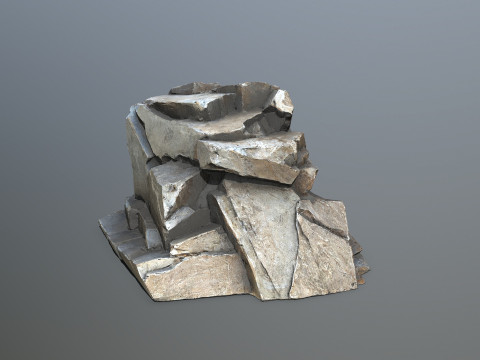 Desert rocks 3D Model