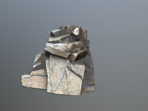 Desert rocks 3D Model
