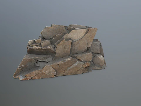 Desert rocks 3D Model