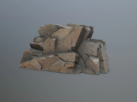 Desert rocks 3D Model