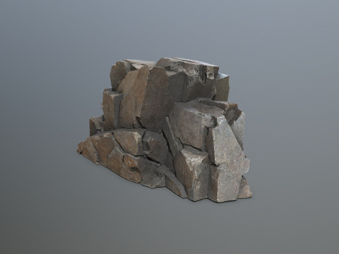 Desert rocks 3D Model
