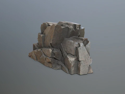 Desert rocks 3D Model