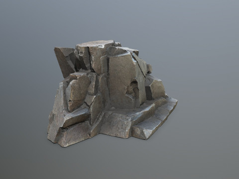 Desert rocks 3D Model