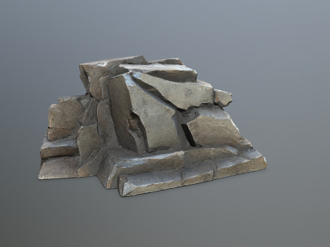 Desert rocks 3D Model