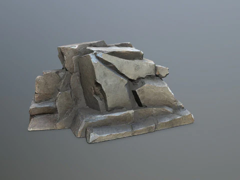 Desert rocks 3D Model