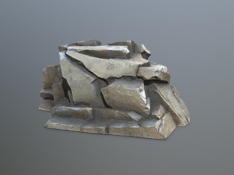 Desert rocks 3D Model