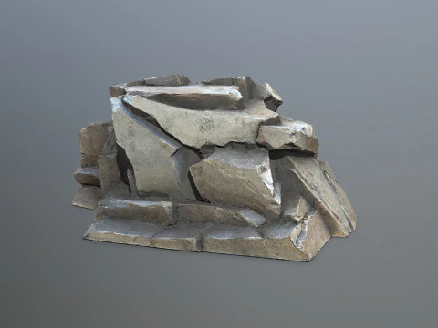 Desert rocks 3D Model