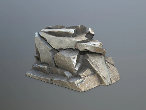 Desert rocks 3D Model