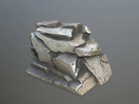 Desert rocks 3D Model