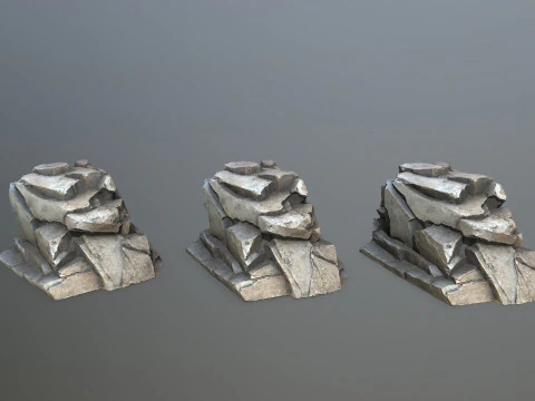 Desert rocks 3D Model