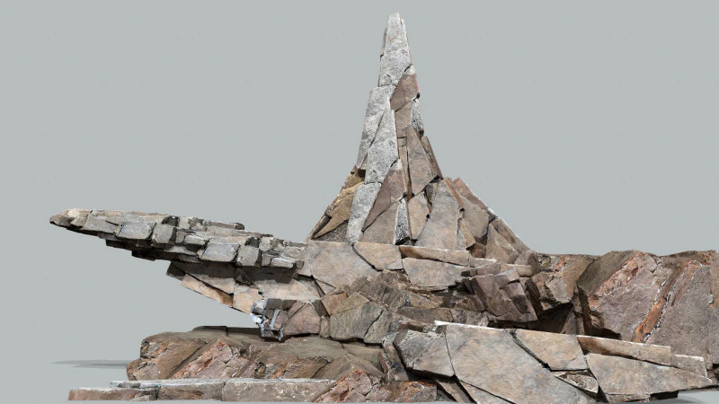 Rocce della scogliera Modello 3D .c4d .max .obj .3ds .fbx .stl .blend 