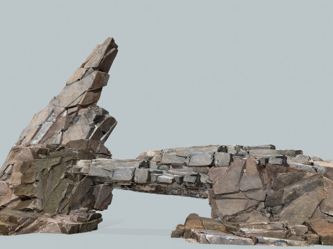 Cliff rocks 3D Модель
