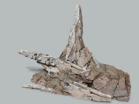 Cliff rocks 3D Модель