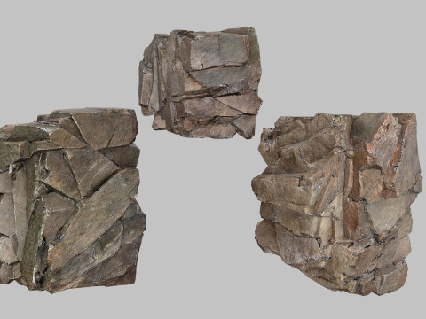 Cliff rocks 3D Модель