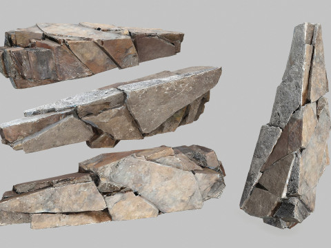 Cliff rocks 3D Модель