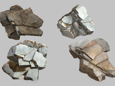Cliff rocks 3D Модель