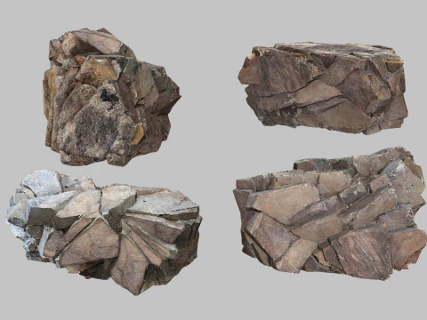 Rocce della scogliera Modello 3D