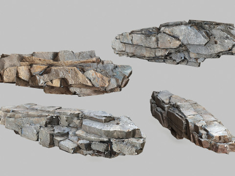 Cliff rocks 3D Модель