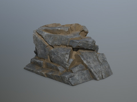 Desert rocks 3D Model