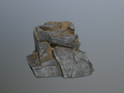 Desert rocks 3D Model