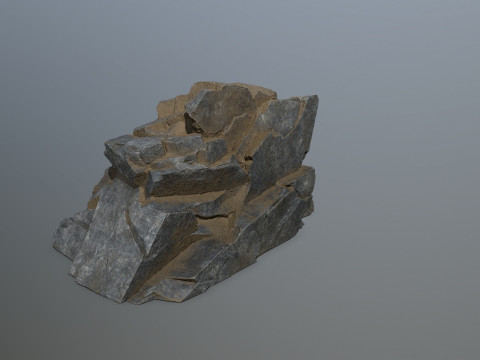 Desert rocks 3D Model