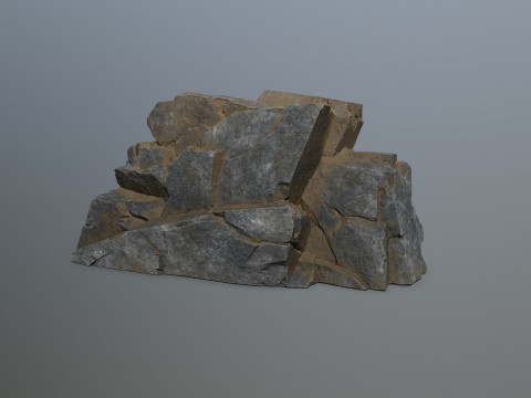 Desert rocks 3D Model