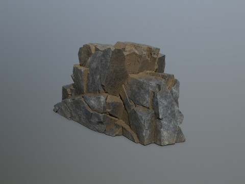 Desert rocks 3D Model