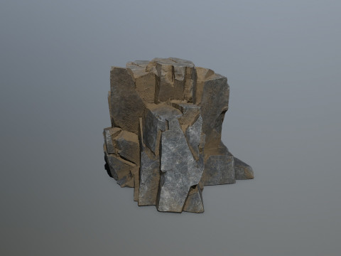 Desert rocks 3D Model