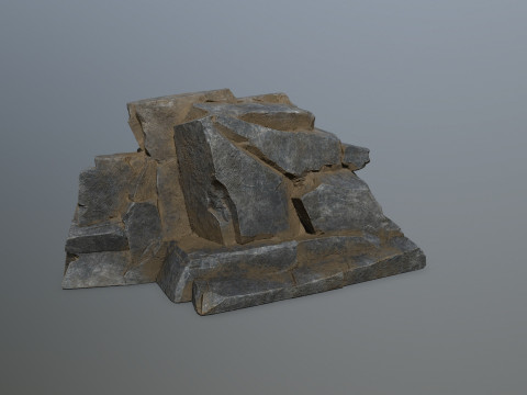 Desert rocks 3D Model