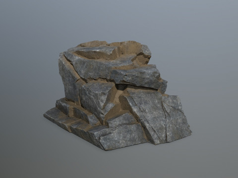 Desert rocks 3D Model