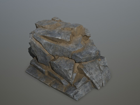 Desert rocks 3D Model
