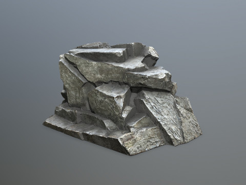 Cliff rocks Modelo 3D