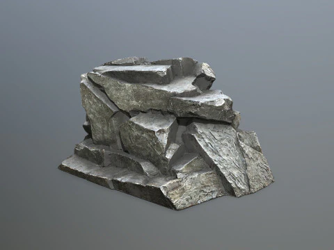 Cliff rocks 3D Model