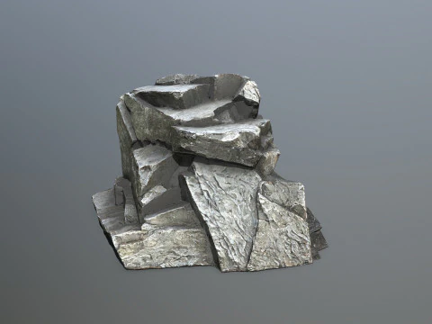 Cliff rocks 3D Model