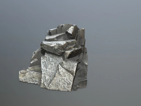 Cliff rocks 3D Model