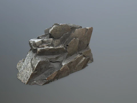 Cliff rocks 3D Model