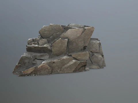 Cliff rocks 3D Model