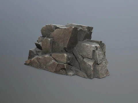 Cliff rocks 3D Model
