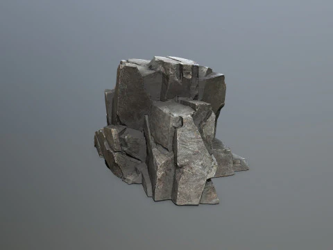 Cliff rocks 3D Model