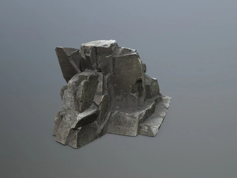 Cliff rocks 3D Model
