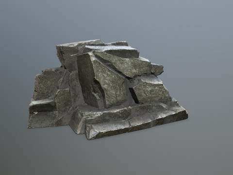 Cliff rocks Modelo 3D