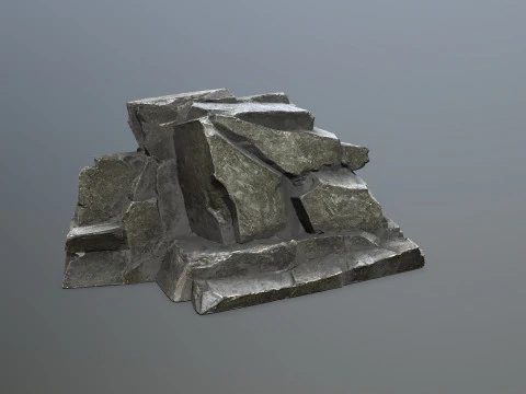 Cliff rocks 3D Model