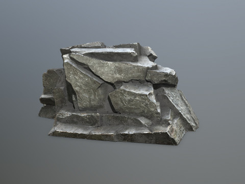 Cliff rocks Modelo 3D