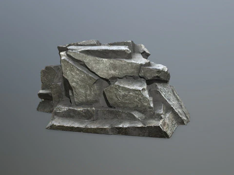 Cliff rocks 3D Model