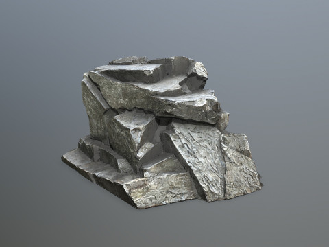Cliff rocks Modelo 3D