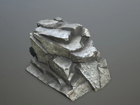 Cliff rocks 3D Model