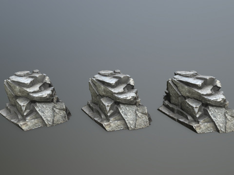 Cliff rocks Modelo 3D