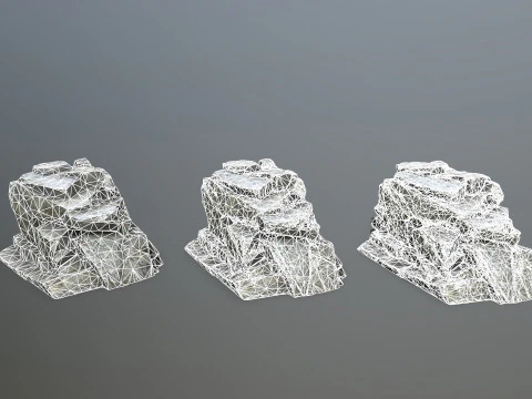Cliff rocks 3D Model