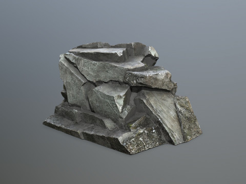 Cliff rocks Modelo 3D